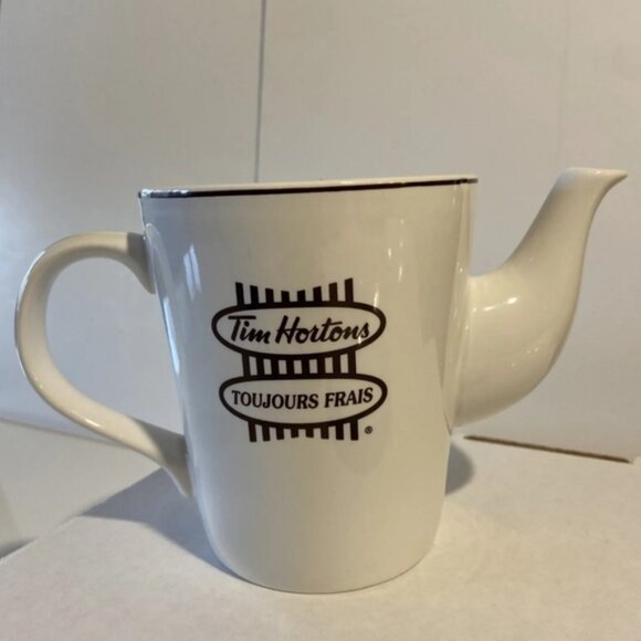 Totally Canadian! Tim Hortons Always Fresh 2 Cup Tea Pot - Picture 12 of 13